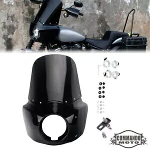 wbhCgtFAO & 15 C`tgKX Harley Street Bob FXBB FXBBS FXLR 2018-24 p Headlight Fairing & 15" Windshield For Harley Street Bob FXBB FXBBS FXLR 2018-24