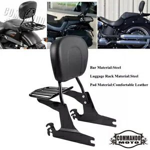 A V[V[o[ obNXg & וbN n[[ \teC FLSTN FLSTC 2006-2017p Rear Sissy Bar Backrest & Luggage Rack For Harley Softail FLSTN FLSTC 2006-2017