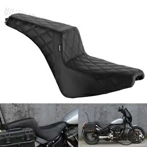 運転席助手席ジェルパッド 2 アップシート ハーレー ソフテイル ストリート ボブ FXBB/S 2018-24用 Driver Passenger Gel Pad 2-Up Seat For Harley Softail Street Bob FXBB/S 2018-24