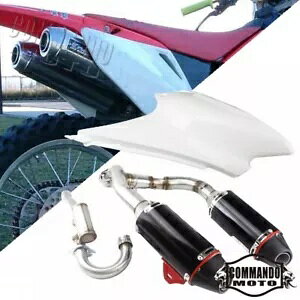 fApCvSȃ}t[rCVXez_ CRF150F CRF230F 2003-2016 Dual Pipe Complete Muffler Exhaust System For Honda CRF150F CRF230F 2003-2016