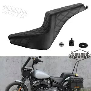 ハーレーソフテイルスタンダード FXST ストリートボブ FXBB FXBBS 2018-24 ゲルパッド 2 アップシート用 For Harley Softail Standard FXST Street Bob FXBB FXBBS 2018-24 Gel Pad 2-Up Seat