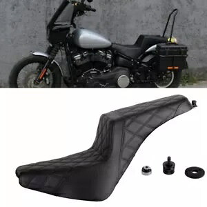 n[[\teCXg[g{u FXBB FXBBS 2018-2024 NuX^CQpbh 2 AbvV[gp For Harley Softail Street Bob FXBB FXBBS 2018-2024 Club Style Gel Pad 2-Up Seat