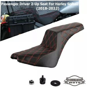 ^]  2-UP V[g n[[ \teC FLSL Xg[g {u FXBB FXBBS 2018-24p Driver Passenger 2-UP Seat For Harley Softail FLSL Street Bob FXBB FXBBS 2018-24