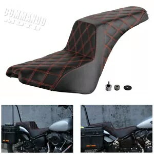 I[goC 2 AbvQpbhV[gn[[\teCXg[g{u FXBB FXBBS 2018-2024 Motorcycle 2-Up Gel Pad Seat For Harley Softail Street Bob FXBB FXBBS 2018-2024