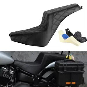 n[[ \teC we[W NVbN X Xg[g {u 2018-2024 Qpbh 2 AbvV[gp For Harley Softail Heritage Classic Slim Street Bob 2018-2024 Gel Pad 2-Up Seat