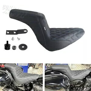 ���K�ȃQ���p�b�h 2-�A�b�v �V�[�g �u���[ �n�[���[ ���[���C�_�[ S FXLRS FXLRST 2018-2024�p Comfortable Gel Pad 2-Up Seat Blue For Harley Low Rider S FXLRS FXLRST 2018-2024 �y���s�A���i�z