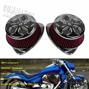XYL VZR 1800 Cg[_[ M1800 C1800 fArbOzՃGAtB^[N[i[Lbg For Suzuki VZR 1800 Intruder M1800 C1800 Dual Big Sucker Air Filter Cleaner Kit