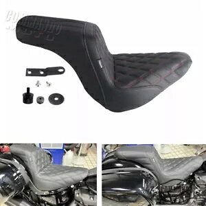�n�[���[ ���[���C�_�[ ST FXLRST FXLRS 2018-2024 ���K�ȃQ���p�b�h 2 �A�b�v�V�[�g���b�h For Harley Low Rider ST FXLRST FXLRS 2018-2024 Comfortable Gel Pad 2-Up Seat Red �y���s�A���i�z