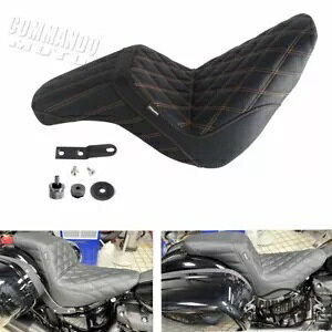 ���K�ȃQ���p�b�h 2 �A�b�v�V�[�g�n�[���[���[���C�_�[ S FXLRS FXLRST FLSB 2018-2024 Comfortable Gel Pad 2-Up Seat For Harley Low Rider S FXLRS FXLRST FLSB 2018-2024 �y���s�A���i�z