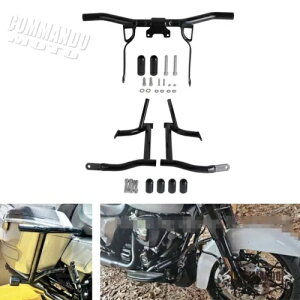 ThobOK[h[ & GWK[h n[[[hLO Xg[gOCh 2014-2024p Saddlebag Guard Rails & Engine Guard For Harley Road King Street Glide 2014-2024