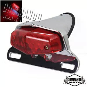 A LED [JXe[Cge[Cgu[Lvn[[`bp[JtF[T[ Rear LED Lucas Taillights Tail Lights Brake Lamps For Harley Chopper Cafe Racer