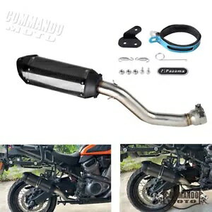 �J�[�{���t�@�C�o�[�G�L�]�[�X�g�V�X�e���L�b�g �n�[���[�p���A�����J RA1250 RA1250S 2021-2024�p Carbon Fiber Exhaust System Kits for Harley Pan America RA1250 RA1250S 2021-2024 �y���s�A���i�z