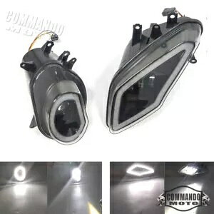2009-2014 BMW S1000RR LED �w�b�h���C�g�A�Z���u�� DRL ���邢�v���O�A���h�v���C�t�� �V�i For 2009-2014 BMW S1000RR LED Headlight Assembly w/ DRL Brighter Plug & Play New �y���s�A���i�z