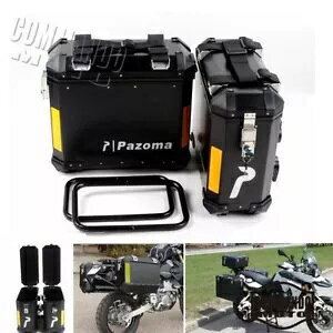 A~ 36L I[goCTCh{bNXc[P[XobOTChP[X BMW R1200GS F800GS Aluminum 36L Motorcycle Side Box Tool Case Bag Sidecases For BMW R1200GS F800GS
