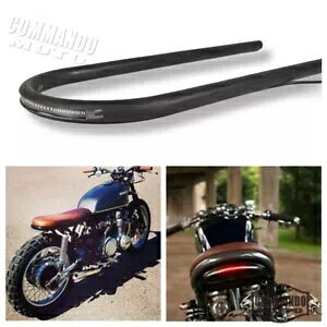 I[goC 7/8 "22 ~[g`[u㕔V[g[vt[t[v LED CgtJtF[T[ Motorcycle 7/8" 22mm Tube Rear Seat Loop Frame Hoop w/ LED Light For Cafe Racer