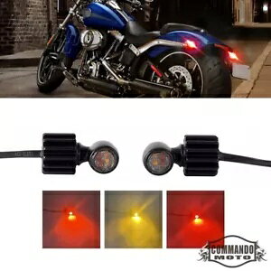 5mm �X�[�p�[�~�j 3 in 1 �^�[���V�O�i�����C�g �n�[���[�{�o�[�`���b�p�[�J�t�F���[�T�[�p 5mm Super Mini 3 in 1 Turn Signal Light For Harley Bobber Chopper Cafe Racer �y���s�A���i�z