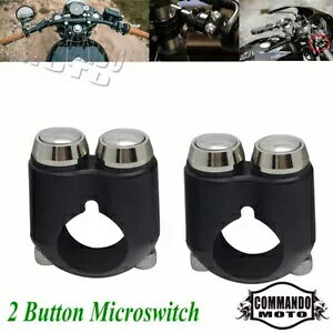 1C` nho[ ^ MXCb` n[[ _Ci \teC X|[cX^[ JtF [T[p 1" Handlebar Momentary M-Switch For Harley Dyna Softail Sportster Cafe Racer