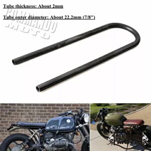 7/8 "AV[gt[t[v[v 170 ~[gJtF[T[}n XS z_ CB XYL GS 7/8" Rear Seat Frame Hoop Loop 170mm For Cafe Racer Yamaha XS Honda CB Suzuki GS