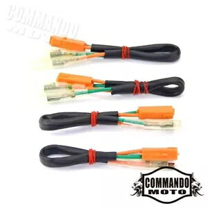 4s[X ECJ[ ECJ[ [h A_v^[ [h RlN^ z_ CBR 600 F4p 4 pc Blinker Turn Signals Leads Adaptors Lead Connector For Honda CBR 600 F4