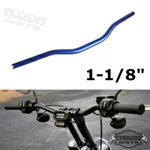 NuX^C 1-1/8" nho[ n[[_Ci \teC Xg[g {u [C_[ u[p Club Style 1-1/8" Handlebar For Harley Dyna Softail Street Bob Low Rider Blue
