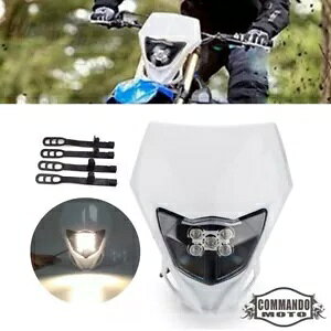 _[goCN LED wbhCg}n YZ125 250 450 TTR110 TTR125 230 WR125 250 450 Dirt Bike LED Headlight For Yamaha YZ125 250 450 TTR110 TTR125 230 WR125 250 450
