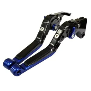 \ȃubN/u[̃Nb`&u[Lo[ - }n FZ-09 / MT-09 2014-2020 Adjustable Black / Blue Clutch & Brake Levers - Yamaha FZ-09 / MT-09 2014-2020