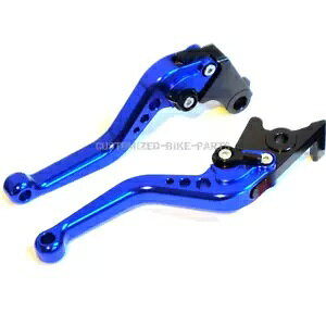 CNC �V���[�g �u���[ �N���b�` & �u���[�L ���o�[ ���}�n WR125R WR 125 R 2012-2016�p CNC Short Blue Clutch & Brake Levers For Yamaha WR125R WR 125 R 2012-2016