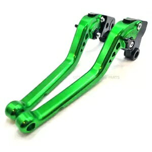 O O[ ߉\ȃu[L & Nb` o[ Zbg Kawasaki Z900RS 2018-2024 Long Green Adjustable Brake & Clutch Lever Set Kawasaki Z900RS 2018-2024