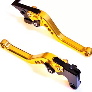 CNC V[g S[h Nb` & u[L o[ }n FJ-07 / MT-07 2014-2024p CNC Short Gold Clutch & Brake Levers For Yamaha FJ-07 / MT-07 2014-2024