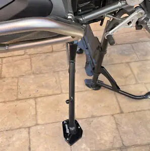 ubN TCh X^h LbNX^h V[Y GNXe_[ - BMW R1250 GSA Ahx`[ 2018-2023 Black Side Stand Kickstand Shoe Extender - BMW R1250 GSA Adventure 2018-2023