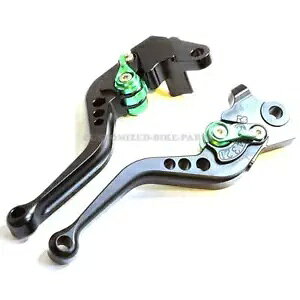 V[g ubN O[ Nb` & u[L o[ }n WR125X WR 125 X 2012-2016p Short Black Green Clutch & Brake Levers For Yamaha WR125X WR 125 X 2012-2016