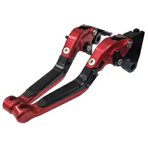 bh AWX^u Nb` & u[L o[ - Triumph Tiger 800 XC / XCX / XR /XRX Red Adjustable Clutch & Brake Levers - Triumph Tiger 800 XC / XCX / XR /XRX