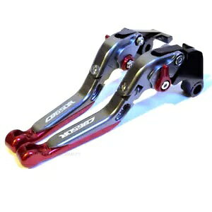 z_ CB650R Neo 2018-2024 |AWX^uNb`u[Lo[Zbg bh/O[ Honda CB650R Neo 2018-2024 | Adjustable Clutch Brake Lever Set Red/Grey