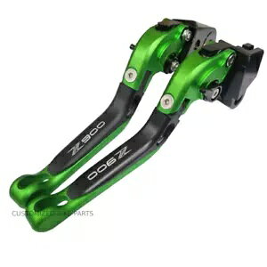 O[ / ubN ߉\ȃu[L & Nb` o[ Kawasaki Z900SE Z900RS 2018-2024 Green / Black Adjustable Brake & Clutch Levers Kawasaki Z900SE Z900RS 2018-2024