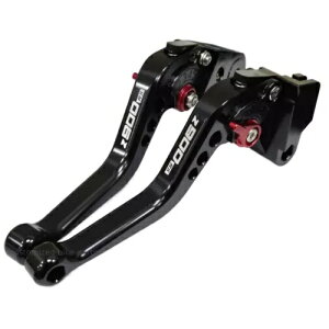 V[g ubN ߉\ȃu[L & Nb` o[ - Kawasaki Z900RS 2017-2024 Short Black Adjustable Brake & Clutch Levers - Kawasaki Z900RS 2017-2024