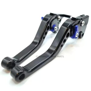 �V���[�g �u���b�N �u���[ �N���b�` & �u���[�L���o�[ �X�Y�L GSX-R 125 2020-2023�p Short Black Blue Clutch & Brake Levers For Suzuki GSX-R 125 2020-2023 �y���s�A���i�z