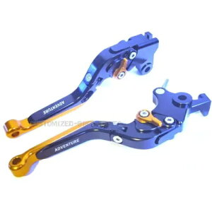 KTM 890 R/S �A�h�x���`���[ 2019-2024 ���߉\�ȃN���b�` �u���[�L ���o�[ �Z�b�g �u���b�N/�I�����W KTM 890 R/S Adventure 2019-2024 Adjustable Clutch Brake Lever Set Black / Orange �y���s�A���i�z