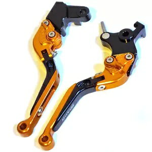 KTM 890 �A�h�x���`���[ 2019-2024 |�A�W���X�^�u���N���b�`�u���[�L���o�[�Z�b�g �u���b�N/�I�����W KTM 890 Adventure 2019-2024 | Adjustable Clutch Brake Lever Set Black / Orange �y���s�A���i�z