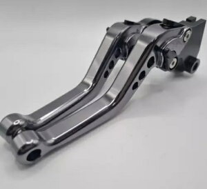 C GtB[h q} 400 E5 2021-2023 |V[gNb`u[Lo[Zbg - O[ Royal Enfield Himalayan 400 E5 2021-2023 | Short Clutch Brake Lever Set - Grey
