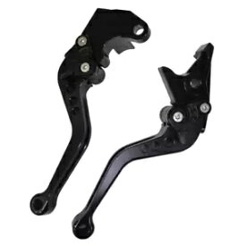 CNC ショート ブラック ブラック クラッチ & ブレーキ レバー スズキ SV650 / X 2016-2023用 CNC Short Black Black Clutch & Brake Levers For Suzuki SV650 / X 2016-2023
