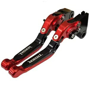 �g���C�A���t �^�C�K�[ 900 �����[ �v�� 2020-2024 |���b�h/�u���b�N �N���b�`&�u���[�L���o�[�Z�b�g Triumph Tiger 900 rally Pro 2020-2024 | Red / Black Clutch & Brake Levers Set