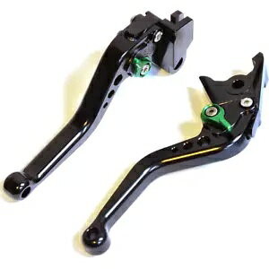CNC V[g ubN O[ Nb` & u[Lo[ }n el 700 2019-2024p CNC Short Black Green Clutch & Brake Levers For Yamaha Tenere 700 2019-2024