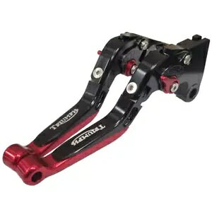 ���b�h / �u���b�N ���߉\�ȃN���b�` & �u���[�L ���o�[ Triumph Street Twin 900 2016-2019 Red / Black Adjustable Clutch & Brake Levers Triumph Street Twin 900 2016-2019 �y���s�A���i�z