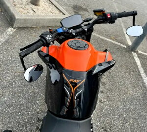 オートバイ ハンドル バーエンド ミラー バックミラー - KTM 125 Duke 2014-2023 Motorcycle Handle Bar End Mirrors Rearview - KTM 125 Duke 2014-2023