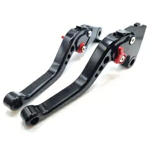 �V���[�g �u���b�N �N���b�` & �u���[�L ���o�[ �g���C�A���t �^�C�K�[ 900 �����[ �v�� 2020-2024�p Short Black Clutch & Brake Levers For Triumph Tiger 900 rally Pro 2020-2024 �y���s�A���i�z