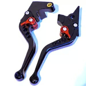 Lexmoto LXR 125 [ 5 SY125-10-E5 pV[g ubN Nb` & u[L o[ Short Black Clutch & Brake Levers For Lexmoto LXR 125 Euro 5 SY125-10-E5