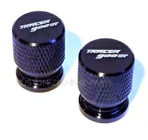ubN^C^CouLbv}ng[T[ 900 GT g[T[ 900GT Black Tire Tyre valve caps For Yamaha Tracer 900 GT Tracer 900GT