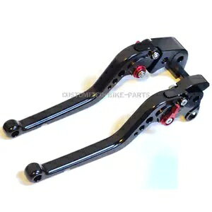 �����O �u���b�N ���߉\�ȃu���[�L & �N���b�` ���o�[ �z���_ CBR1000RR Fireblade 2004-2007 Long Black Adjustable Brake & Clutch Levers Honda CBR1000RR Fireblade 2004-2007 �y���s�A���i�z