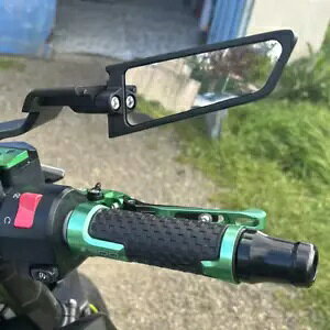 180° \ȃECOtBTChobN~[ - Kawasaki Z125 Z650 Z900 Z900RS 180° Adjustable Wing Fin Side Rear-view Mirrors - Kawasaki Z125 Z650 Z900 Z900RS