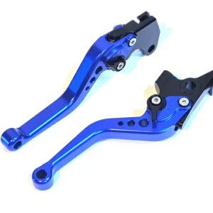 CNC �V���[�g �u���[ �N���b�` & �u���[�L���o�[ �X�Y�L GSX-R 125 2020-2023�p CNC Short Blue Clutch & Brake Levers For Suzuki GSX-R 125 2020-2023 �y���s�A���i�z